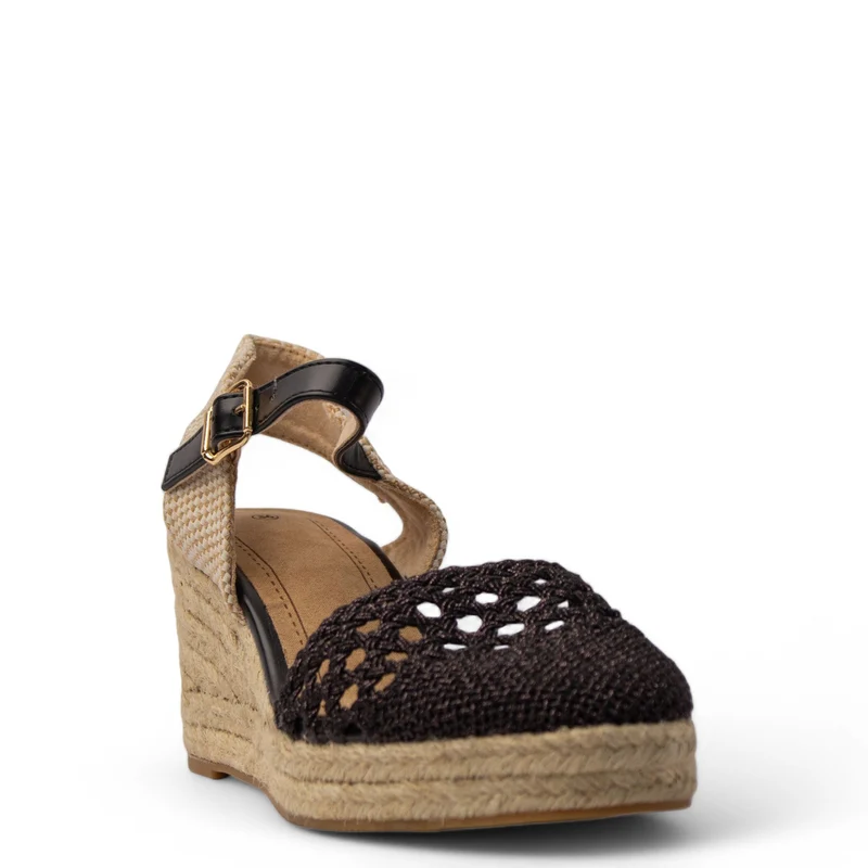 Europeon Union Women Black Magdool Sandal #4155