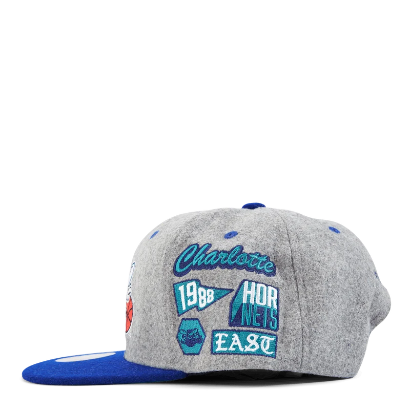 Hornets Melton Patch Snapback HWC