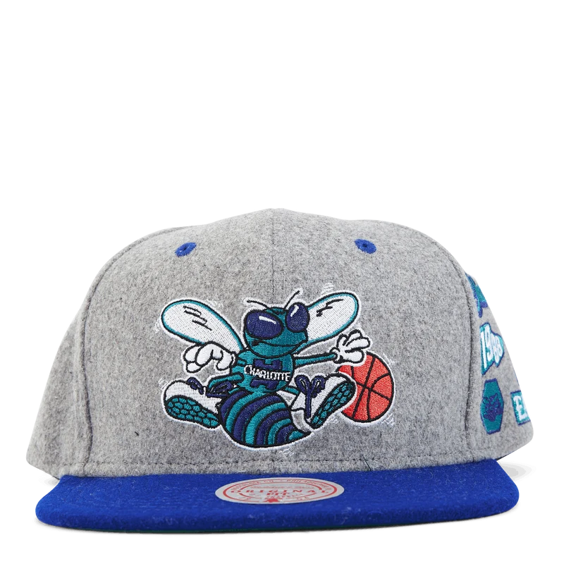 Hornets Melton Patch Snapback HWC
