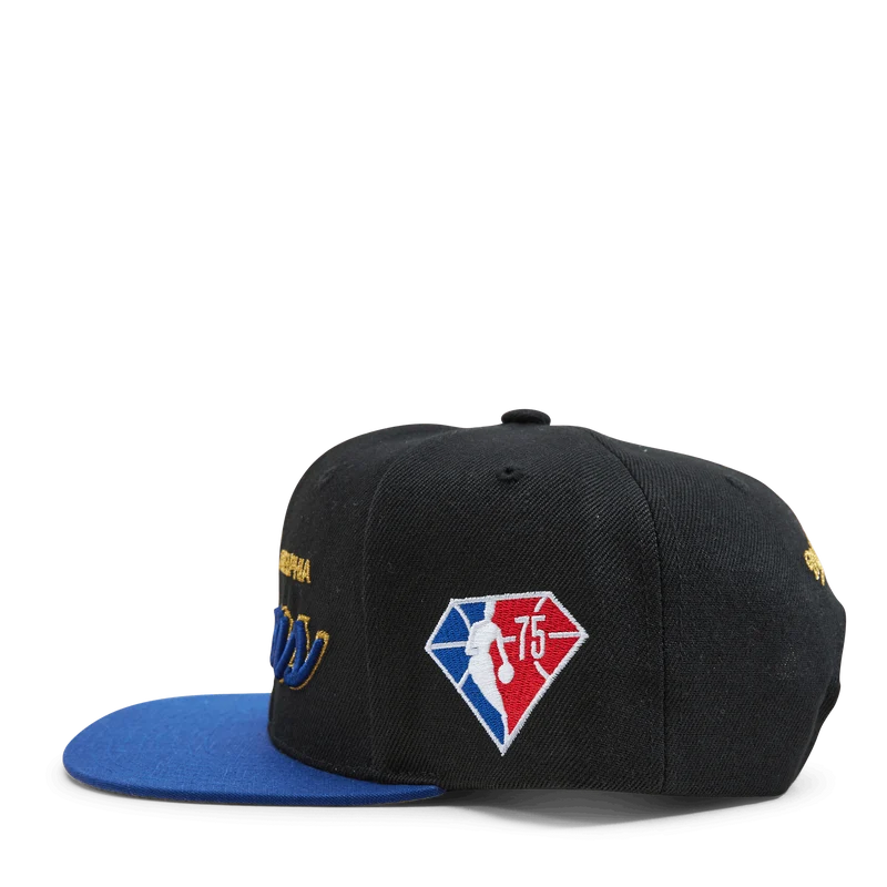 76ers NBA 75th Gold Snapback