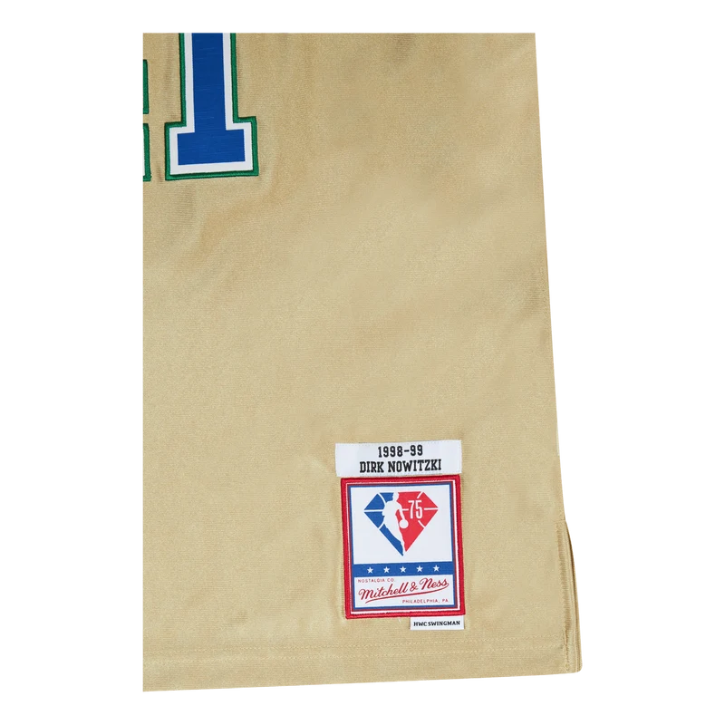Mavs Nba 75th Gold Swingman