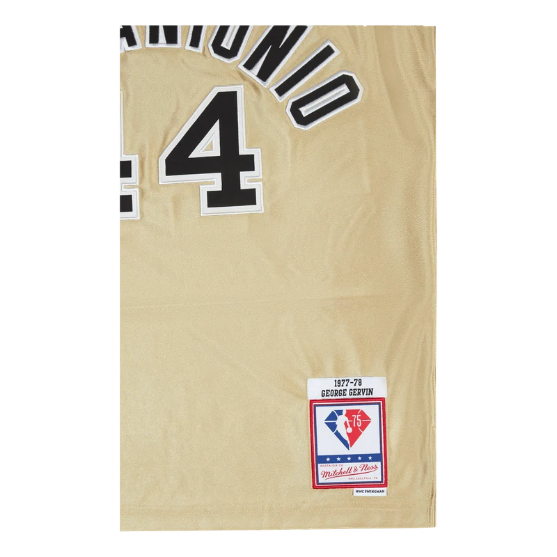 Spurs Nba 75th Gold Swingman Gold