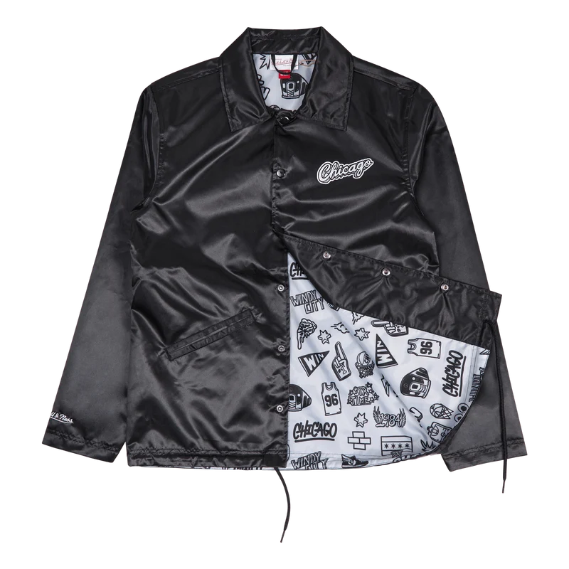 Bulls Doodle Coaches Jacket