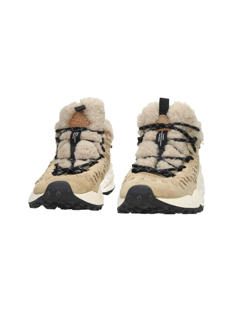 Morican Wmn Suede/Shearling beige