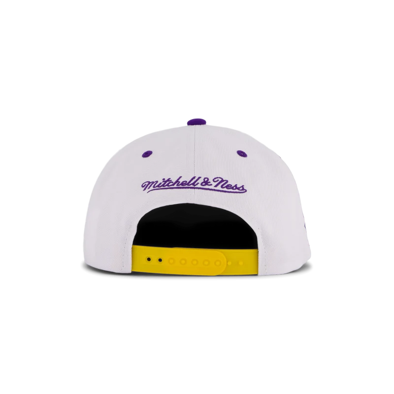 Lakers White Team Color Snapback