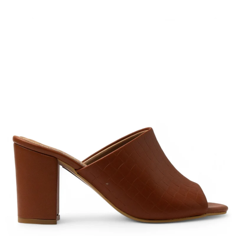 Women Havan Leather Heels #3727