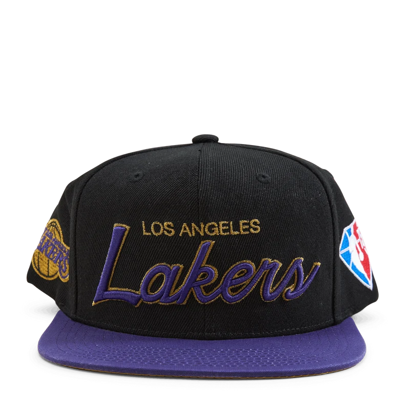 Lakers NBA 75th Gold Snapback