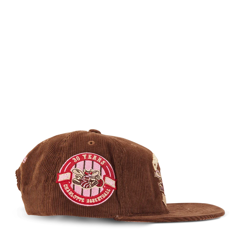 Hornets Bsb Cord Deadstock Snapback