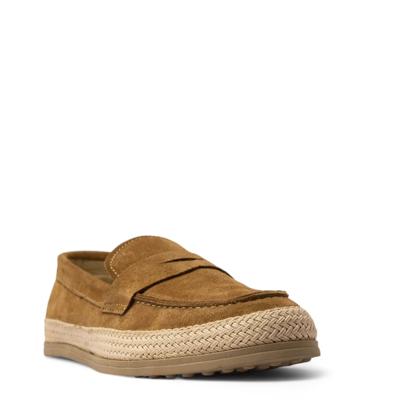 Men Beige Chamois Espadrilles #4778