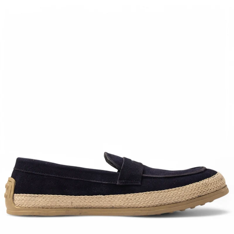 Men Navy Chamois Espadrilles #4777
