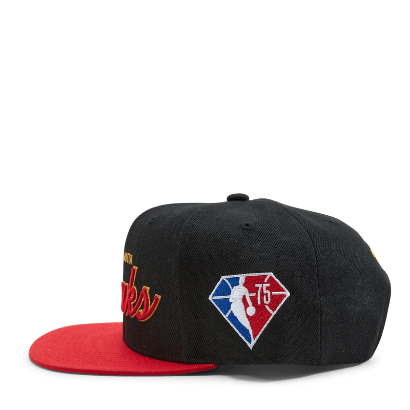 Hawks NBA 75th Gold Snapback