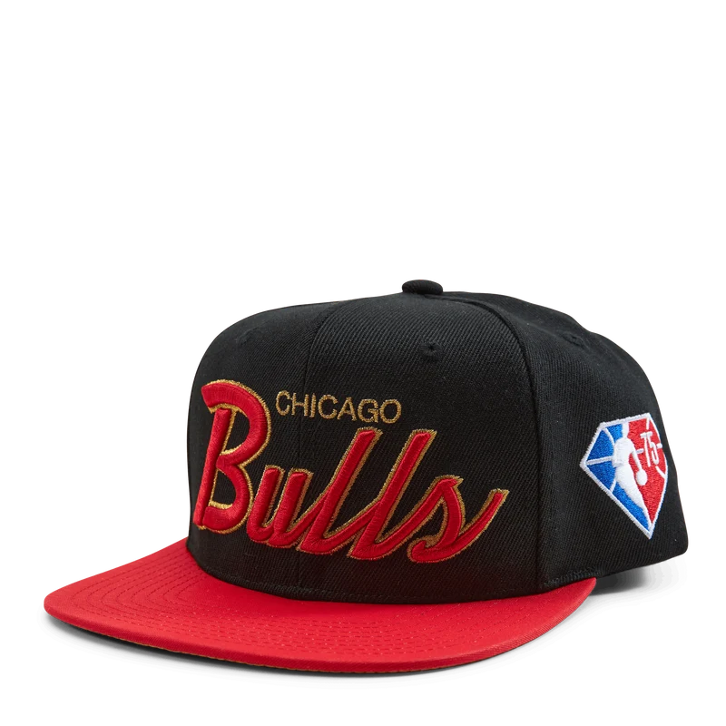 Bulls NBA 75th Gold Snapback
