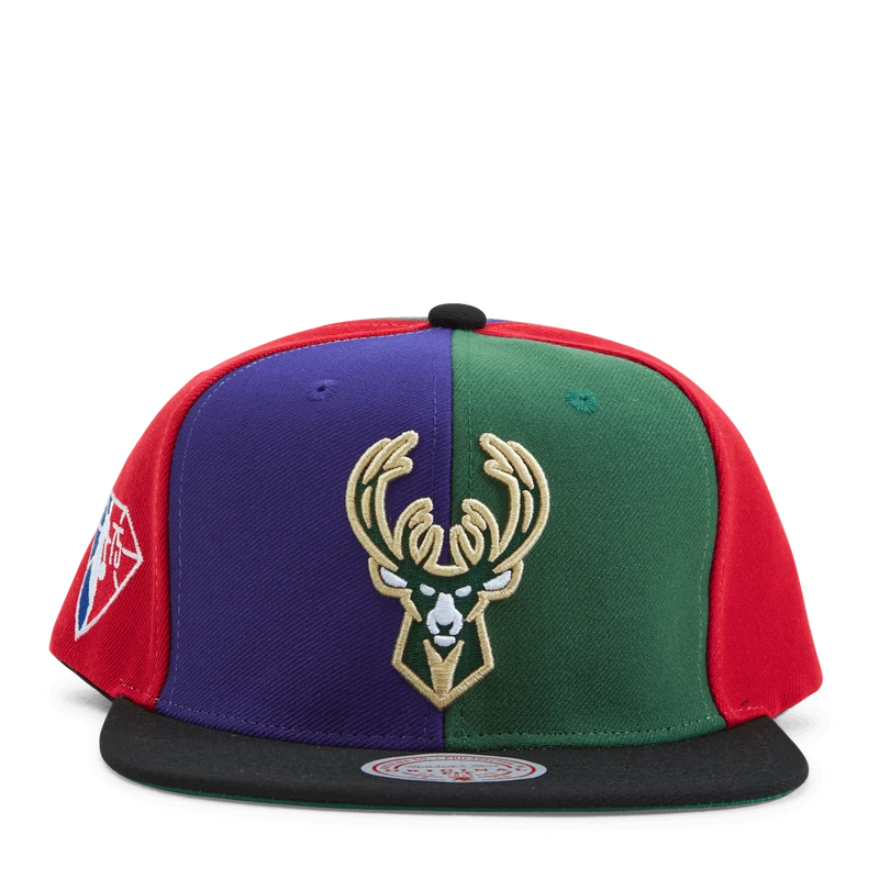 Bucks Team Era Pinwheel Snapback