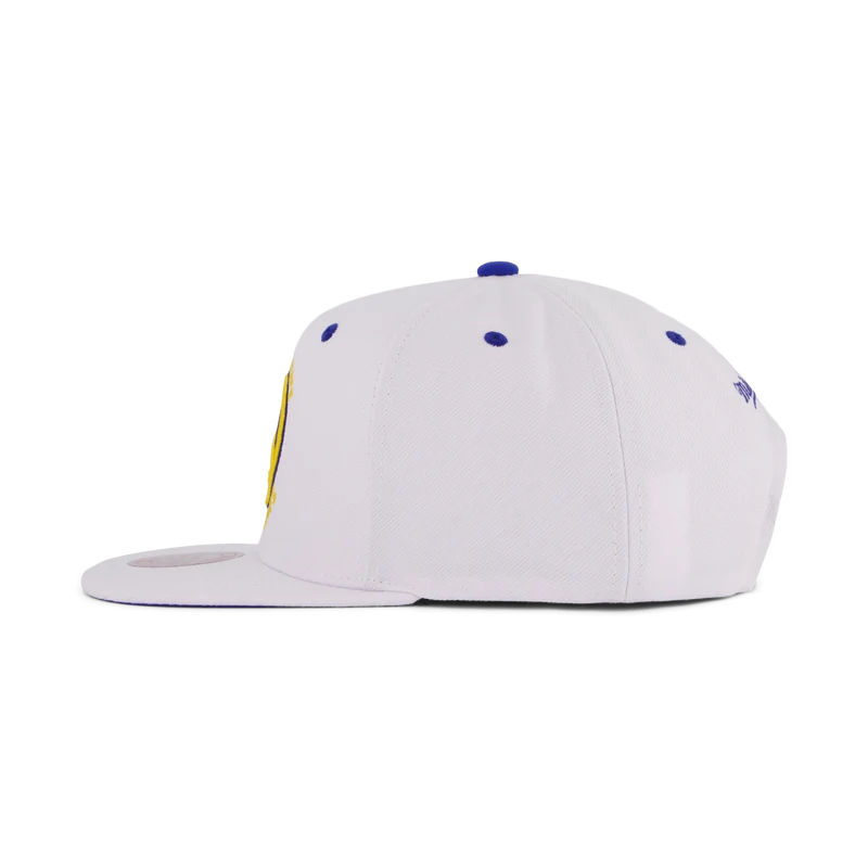 Warriors White Team Color Snapback
