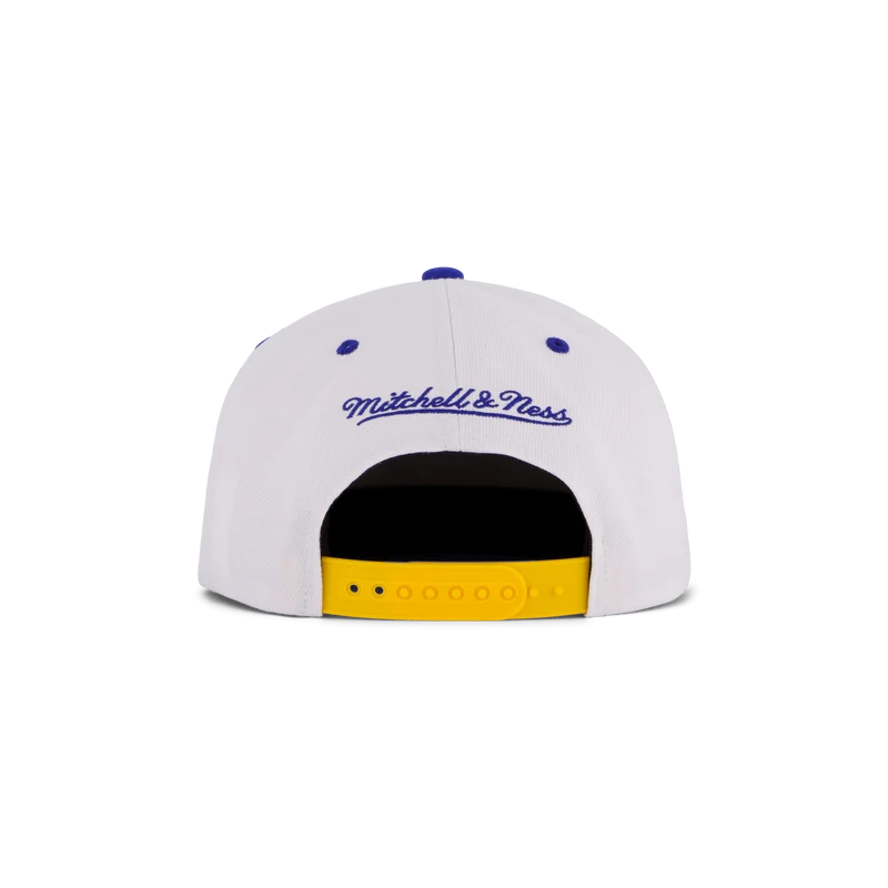 Warriors White Team Color Snapback