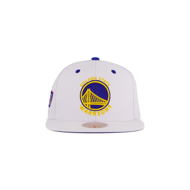 Warriors White Team Color Snapback