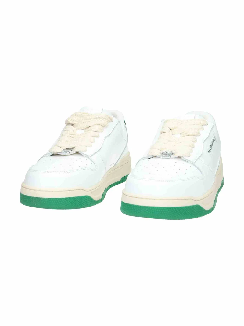 Drew Trainer Leather white/green