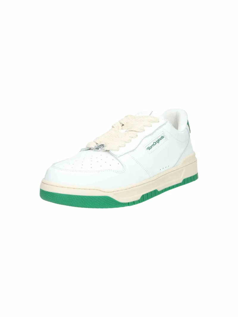 Drew Trainer Leather white/green