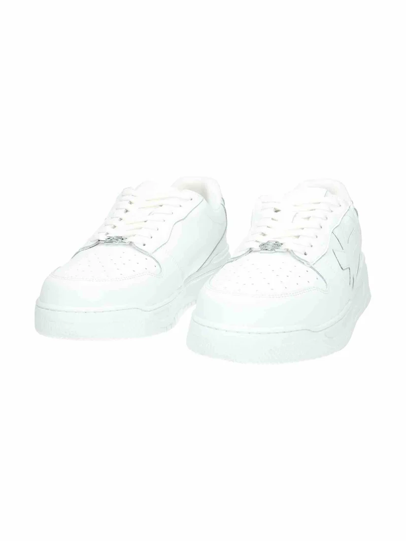 Drew Trainer Leather all white