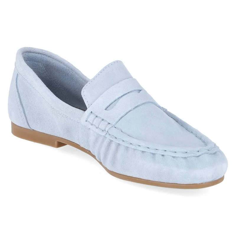 Mokassins Blau