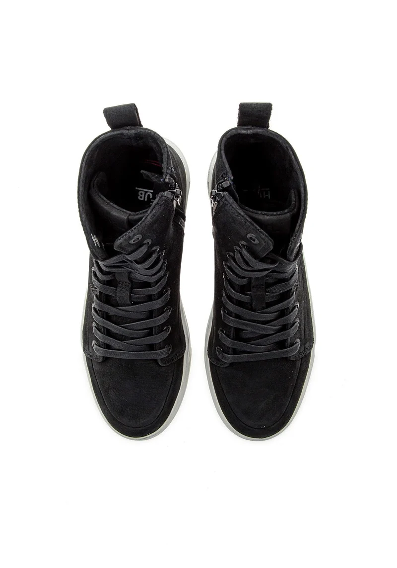 NIGHT N42 NUBUCK black/off white