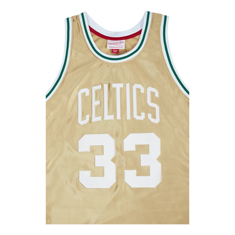 Celtics Nba 75th Gold Swingman Bird