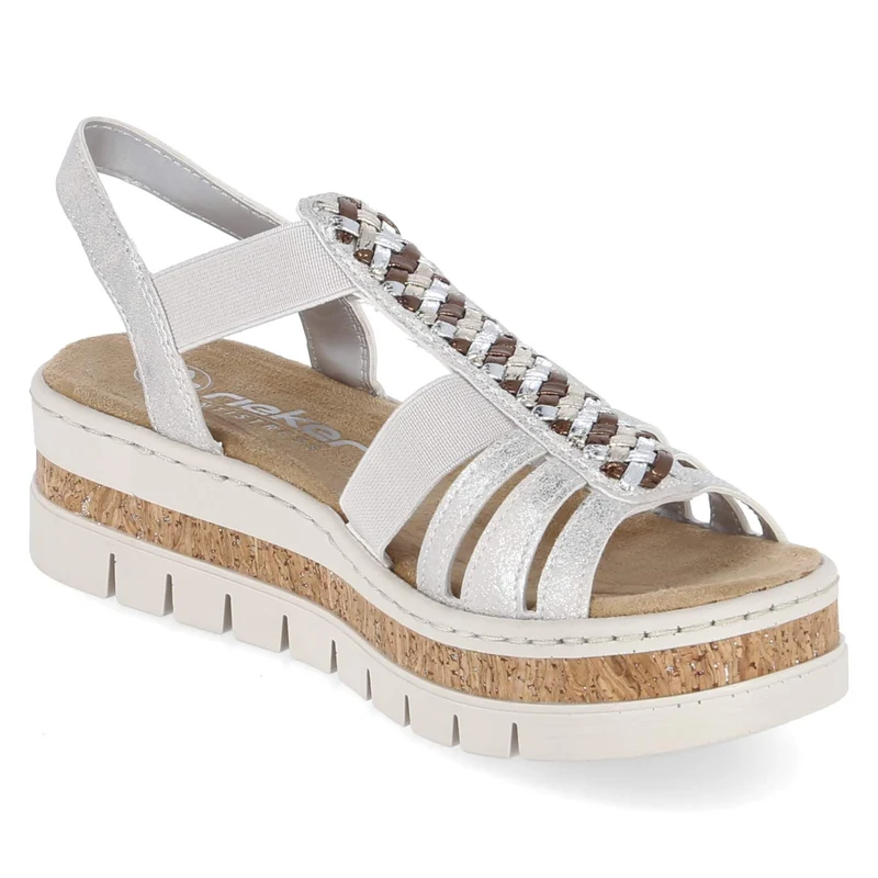 Sandalen Silber