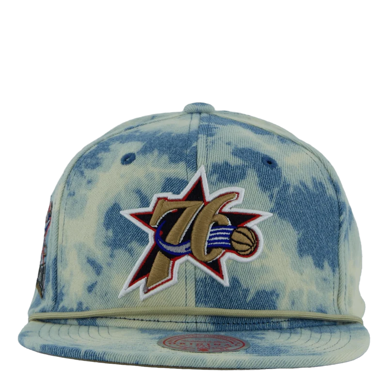 76ers Acid Wash Snapback HWC