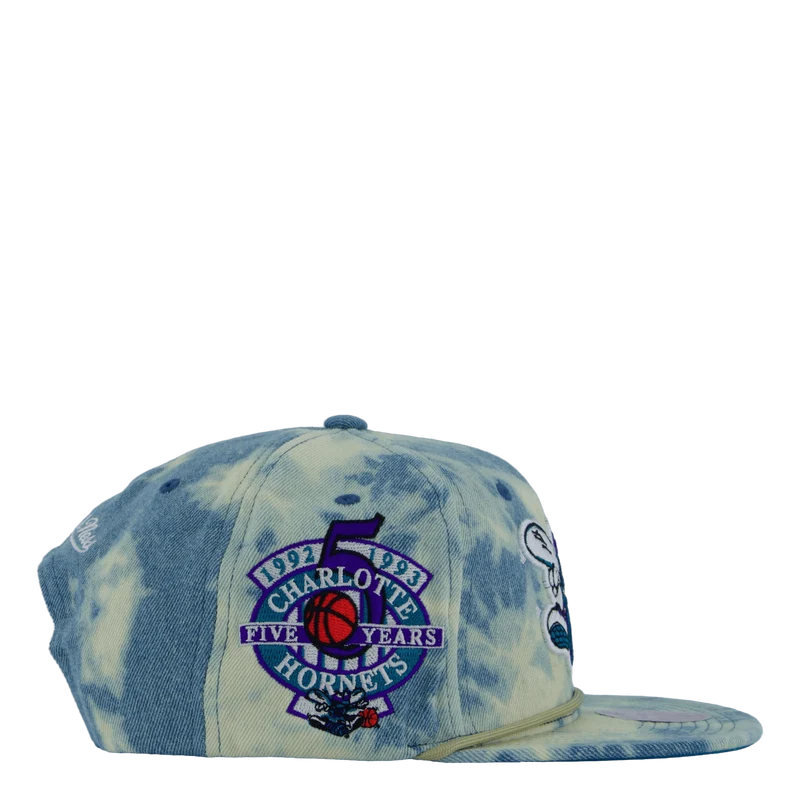 Hornets Acid Wash Snapback HWC