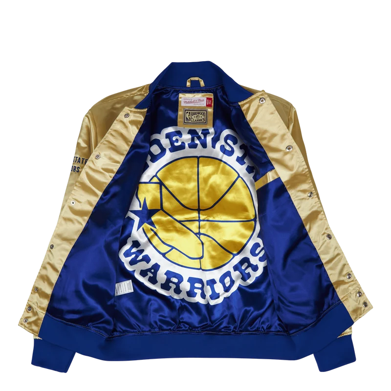 Warriors Lightweight Satin Jacket