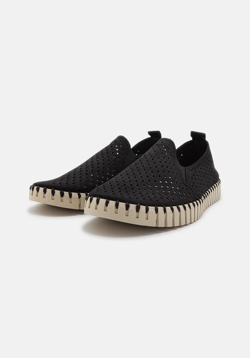 Flats for Men black dunkel