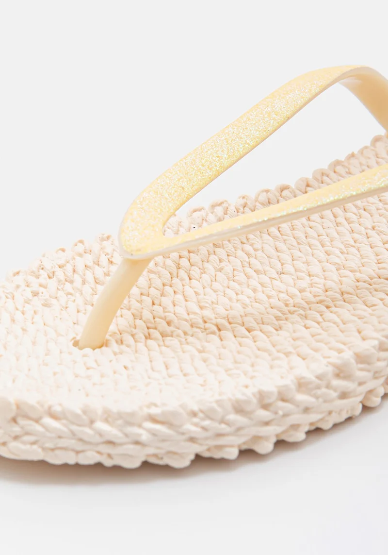 Flip Flop with Glitter pear sorbet