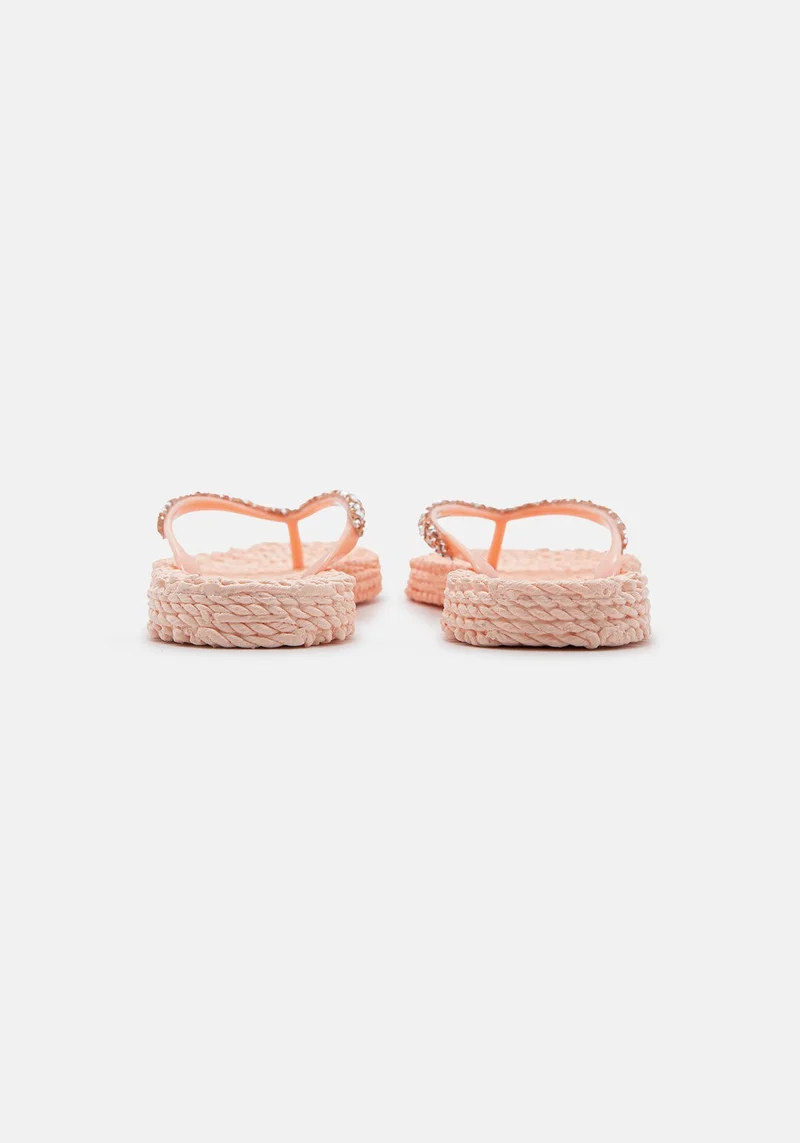 Flip Flop with Glitter soft coral