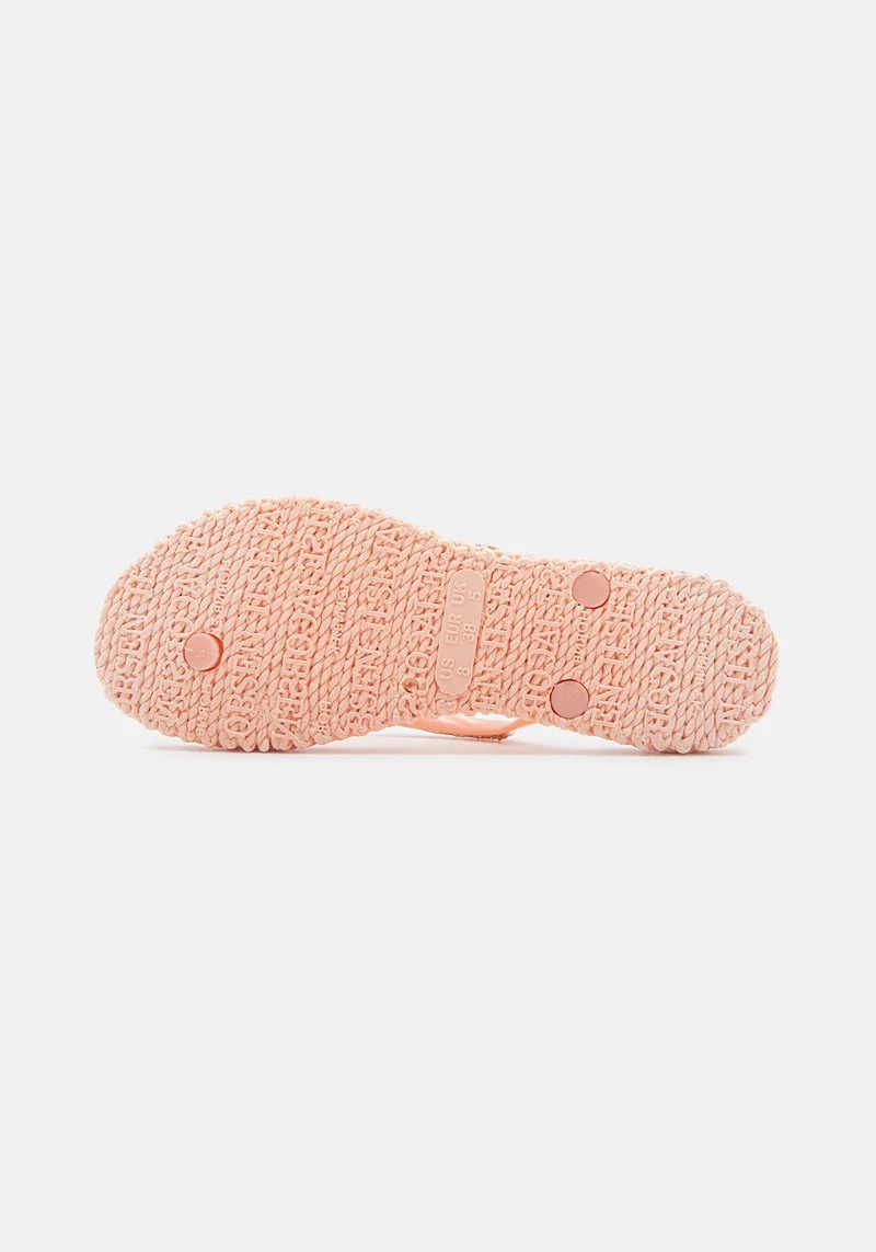 Flip Flop with Glitter soft coral