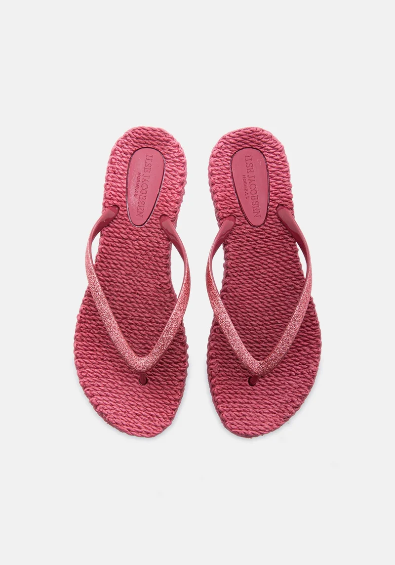 Flip Flop with Glitter wine