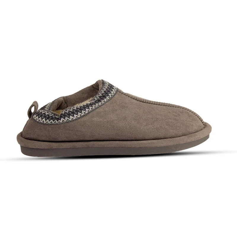 Europeon Union Women Grey Fur Winter Slipper #2580