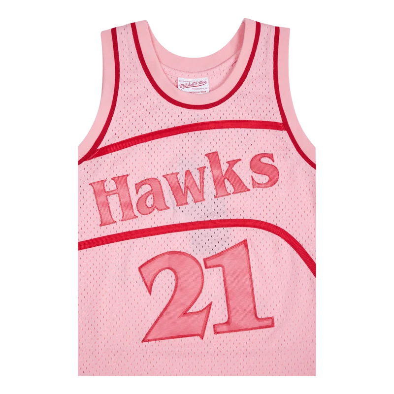 Hawks Space Knit Swingman Jersey - Dominique Wilkins
