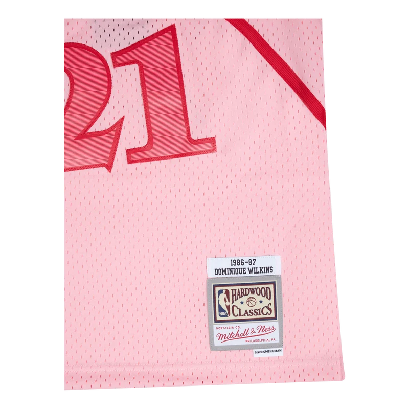 Hawks Space Knit Swingman Jersey - Dominique Wilkins