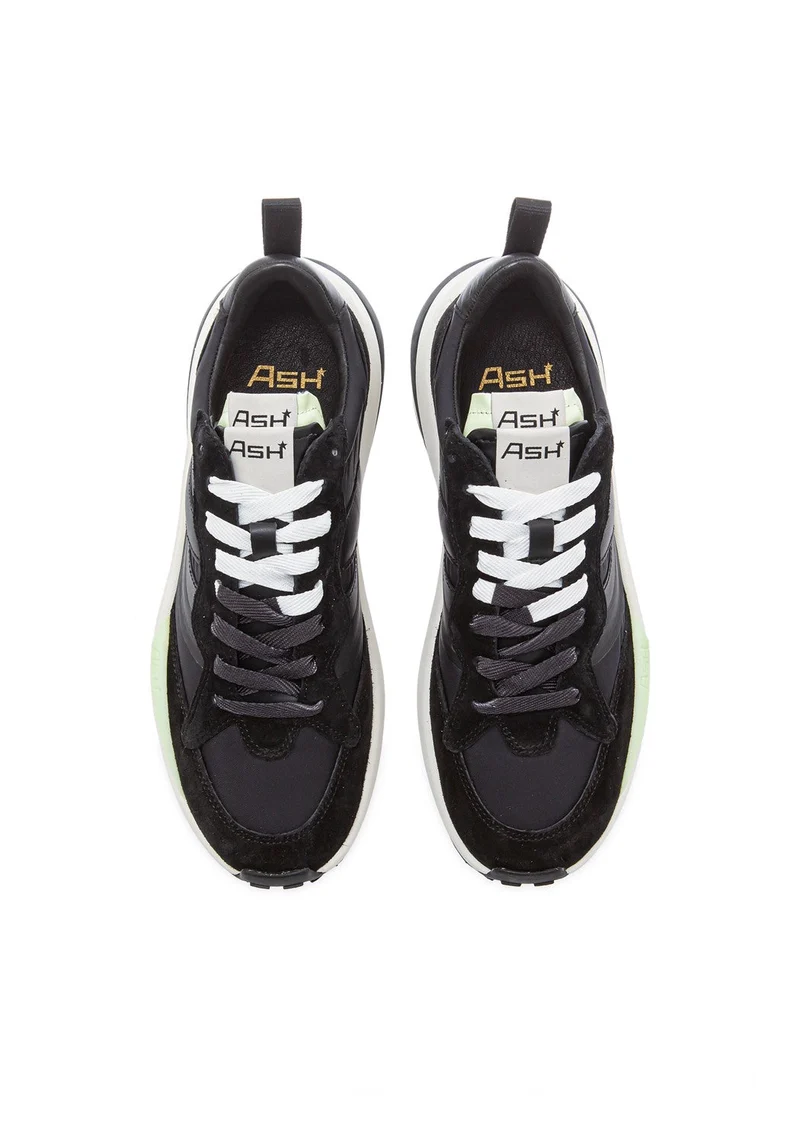 Combo HC Suede blk/blk/lime C1