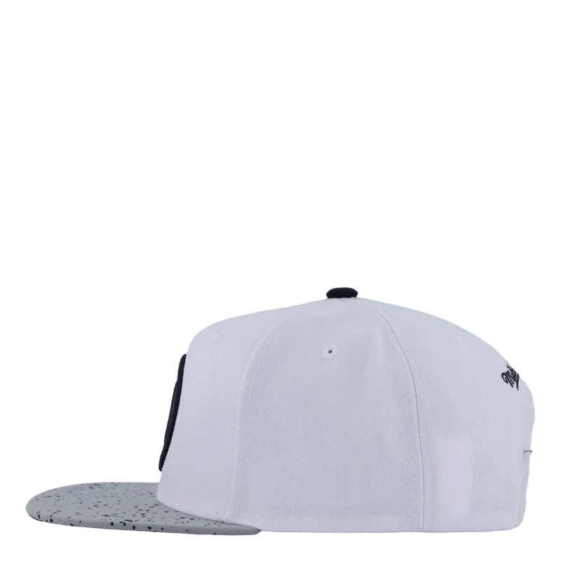 Cement Top Snapback White/silver