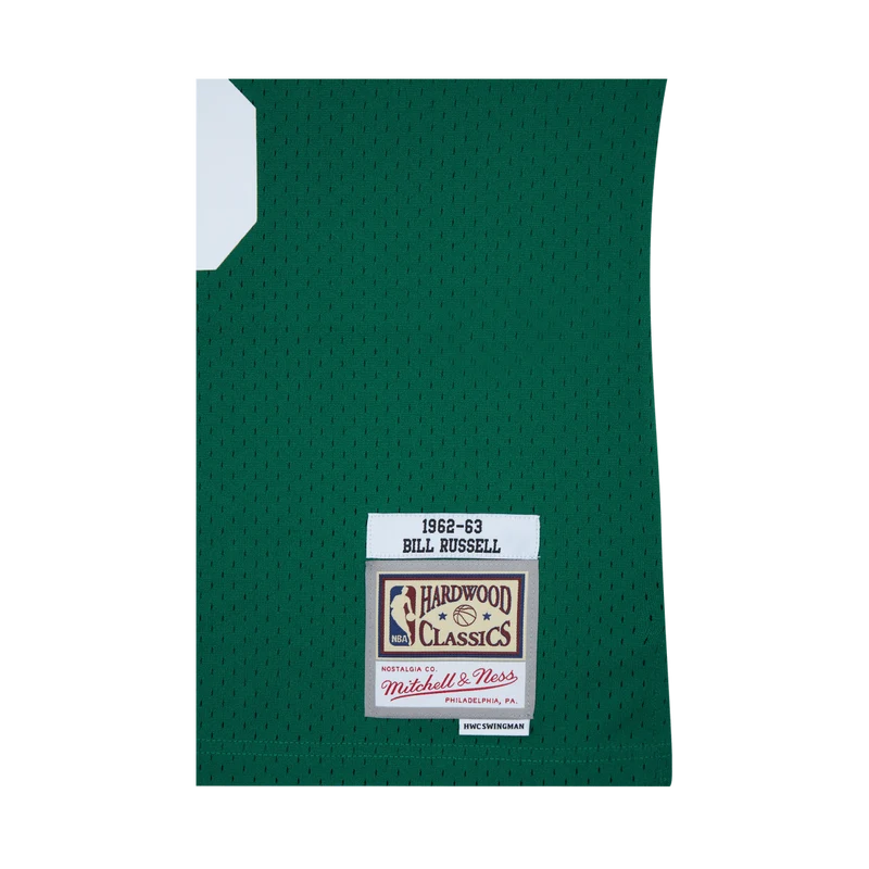 Celtics Road 62-63 Swingman Jersey - Bill Russell