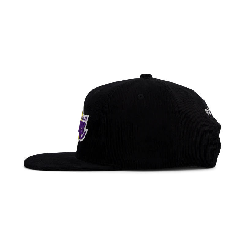 Lakers Black Cord Snapback