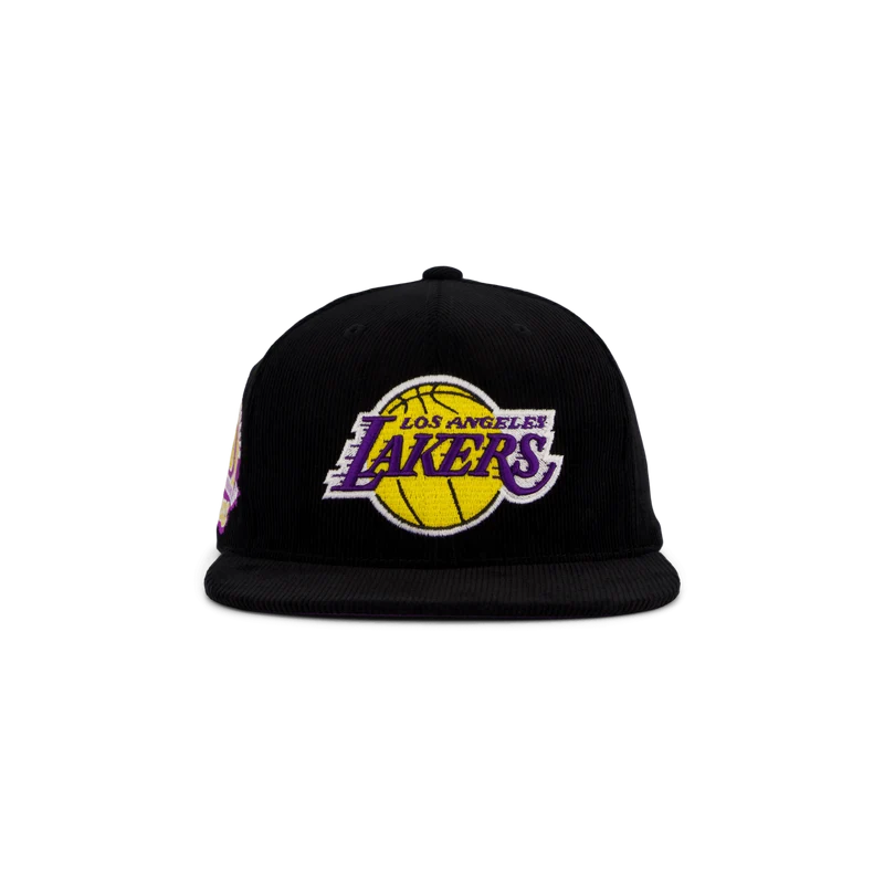 Lakers Black Cord Snapback