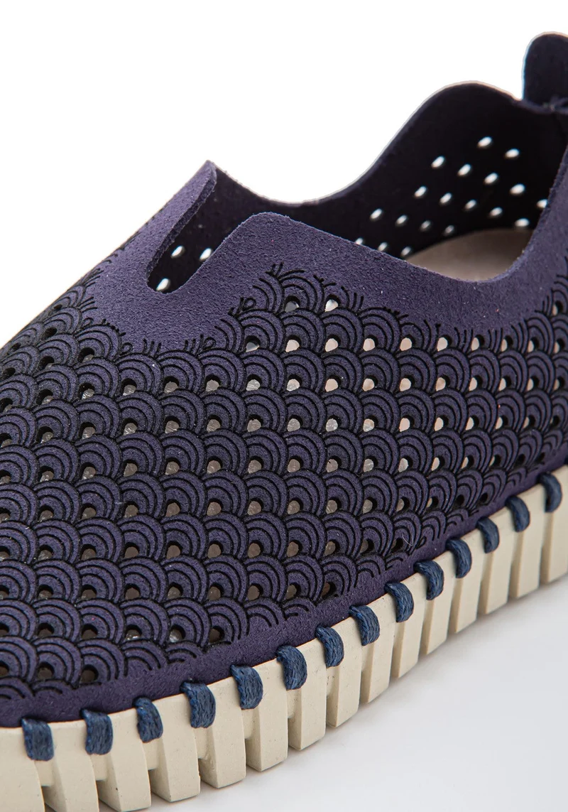 Flats Tulip Kid navy