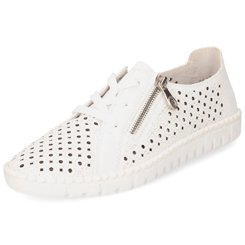 Halbschuhe Weiß