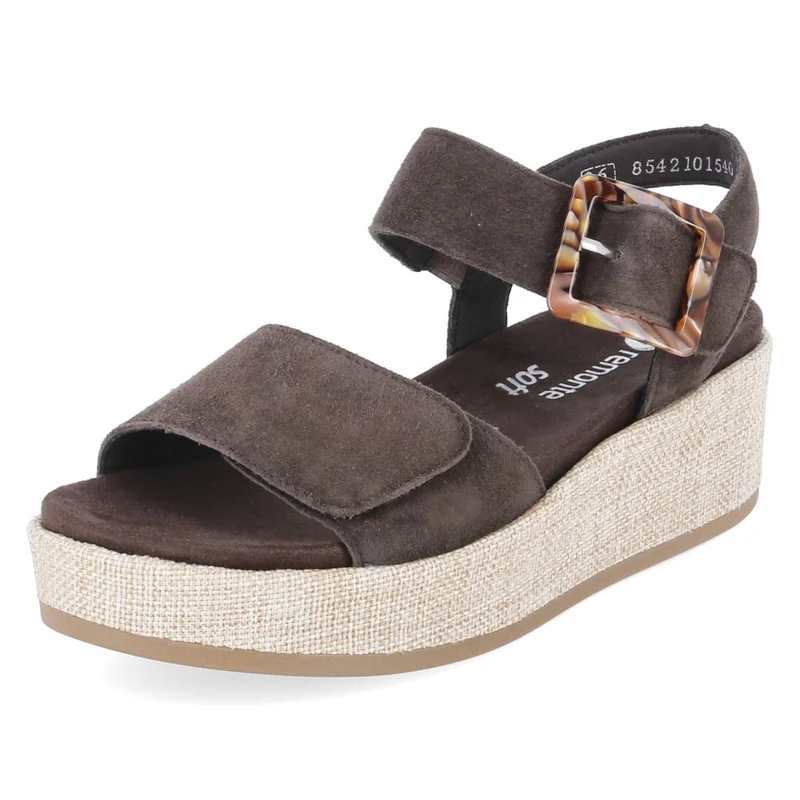 Plateau-Sandalen Braun
