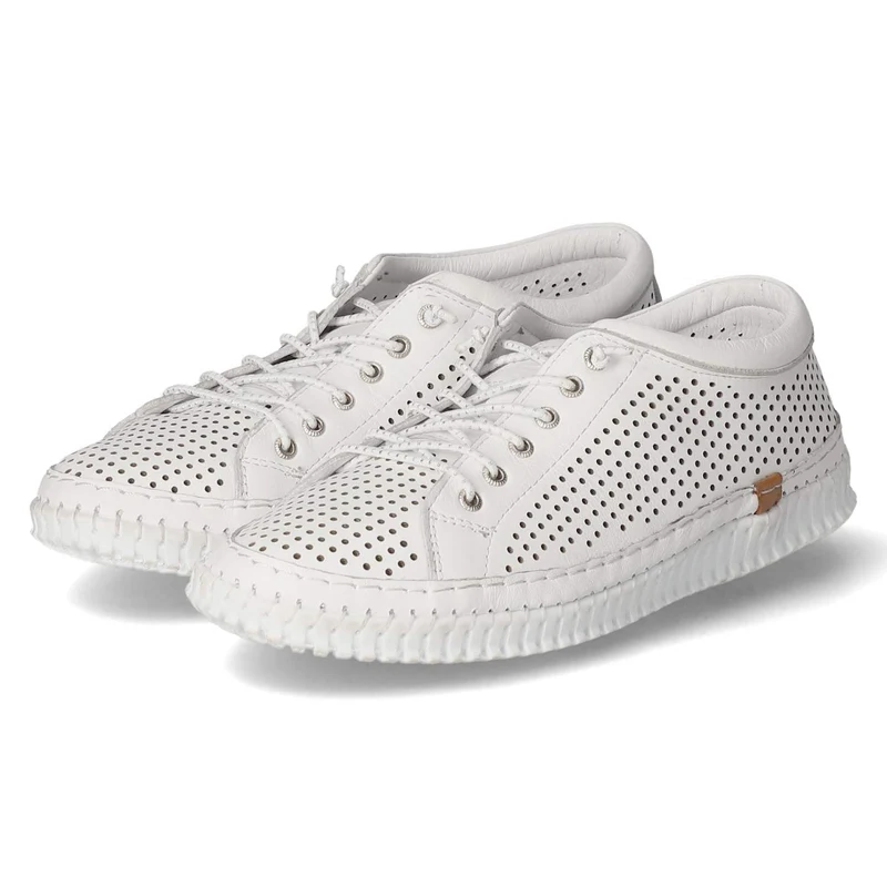 Halbschuhe Weiß