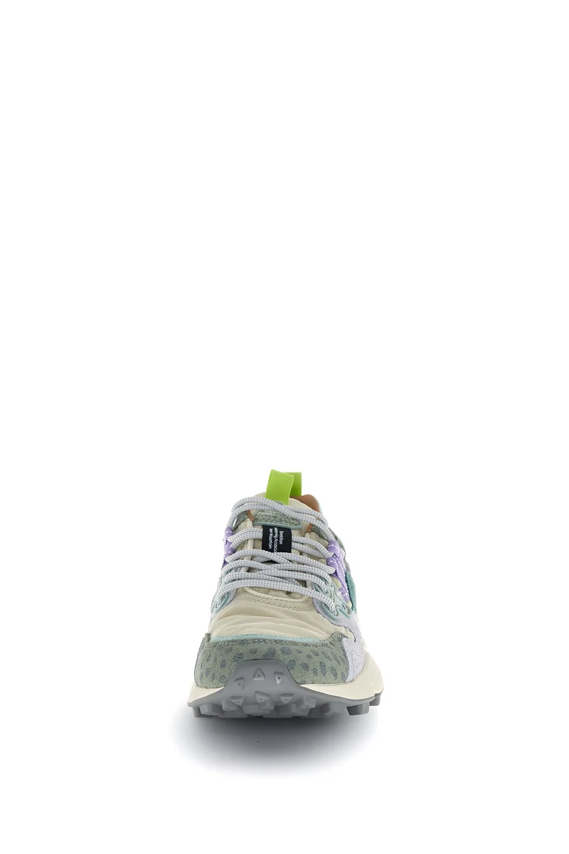 YAMANO 3 WOMAN SUEDE/NYLON/ANIMALIER sand