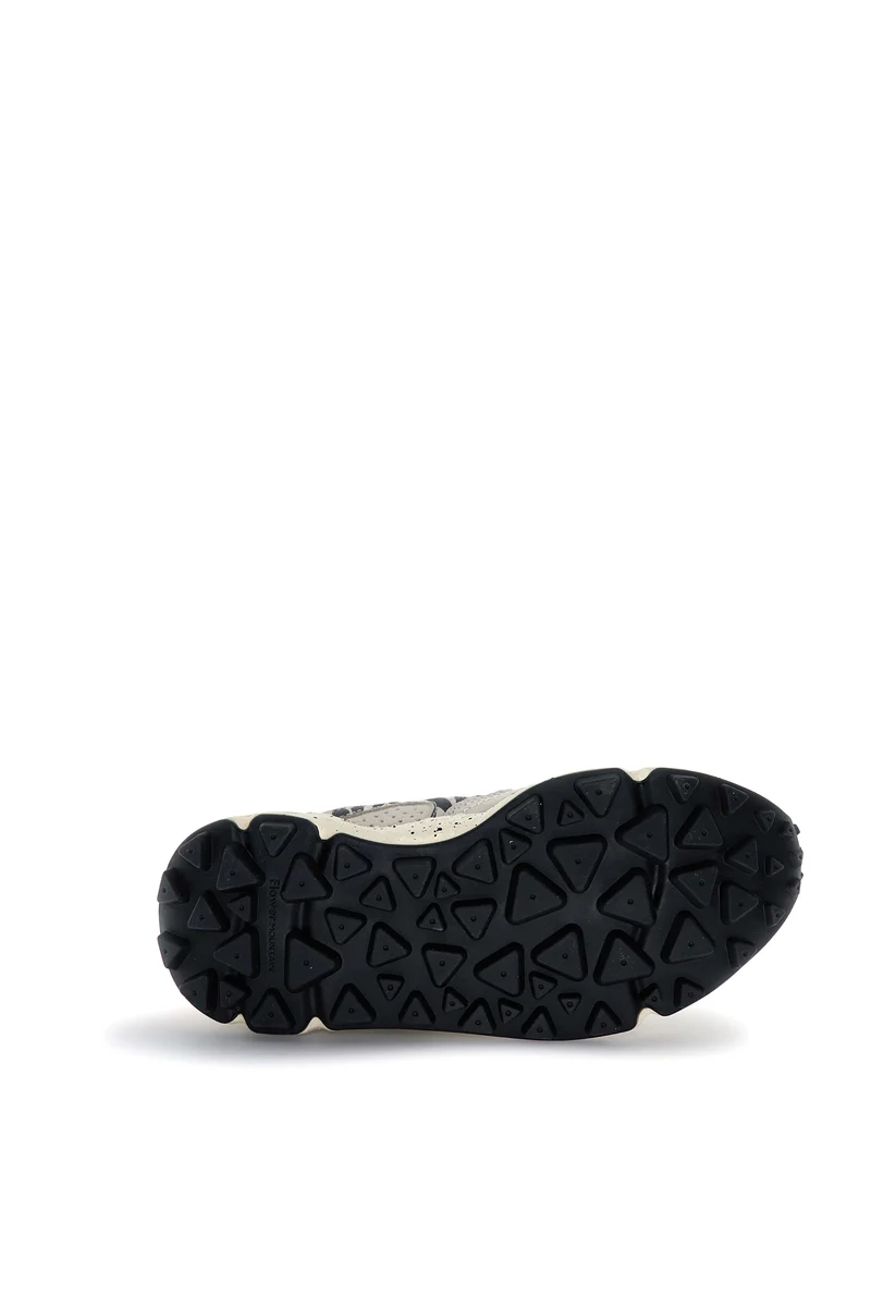 YAMANO 3 UNI SUEDE/NYLON/ANIMALIER weiss