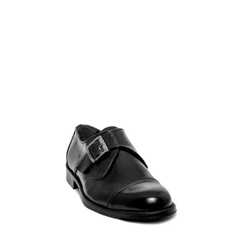 Italian Men Brown Vernis Leather Shoes #3512
